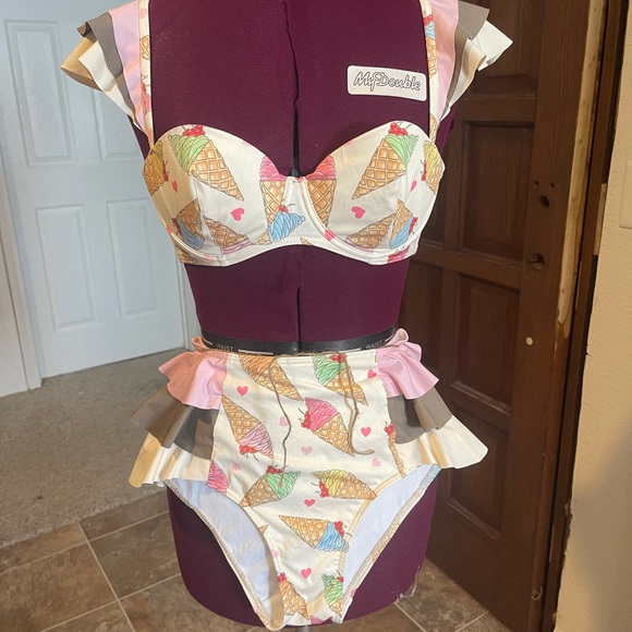 Modcloth Other - RARE Modcloth Ice Cream Bikini